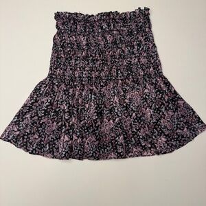 Zara Floral Mini Skirt Skort in XS